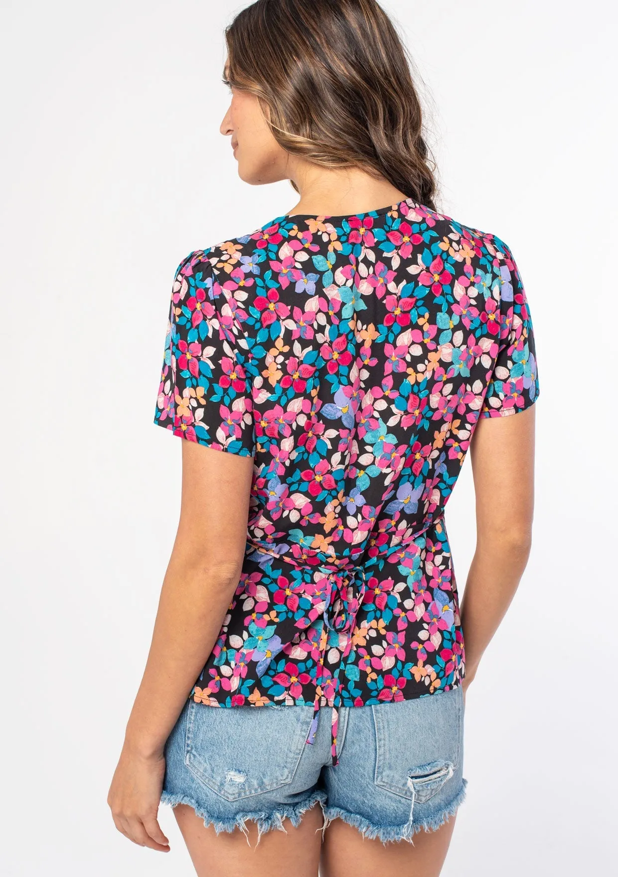 Say No More Peplum Top
