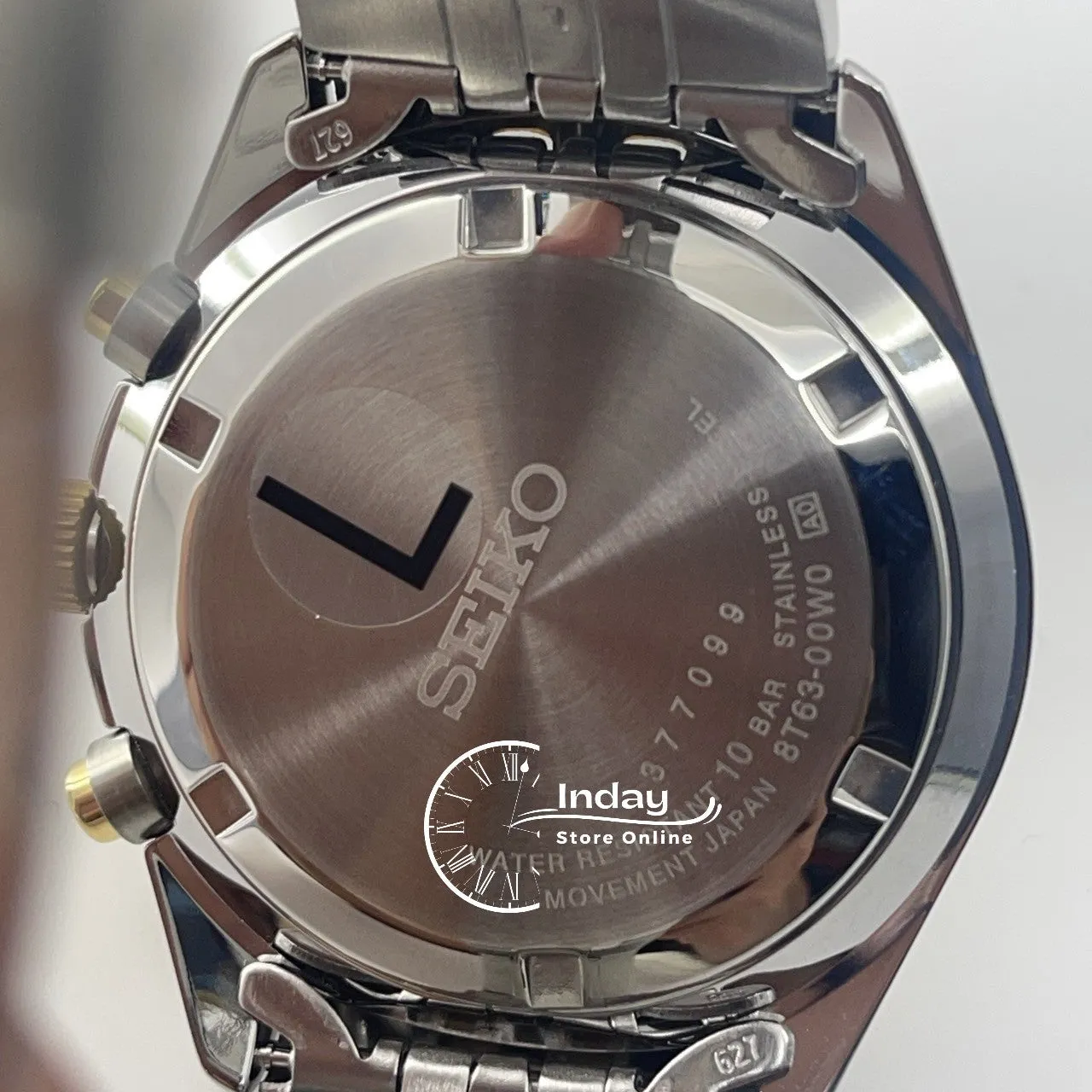 Seiko Men's Watch SSB430P1 Battery Operated Stainless Steel Hardlex Crystal