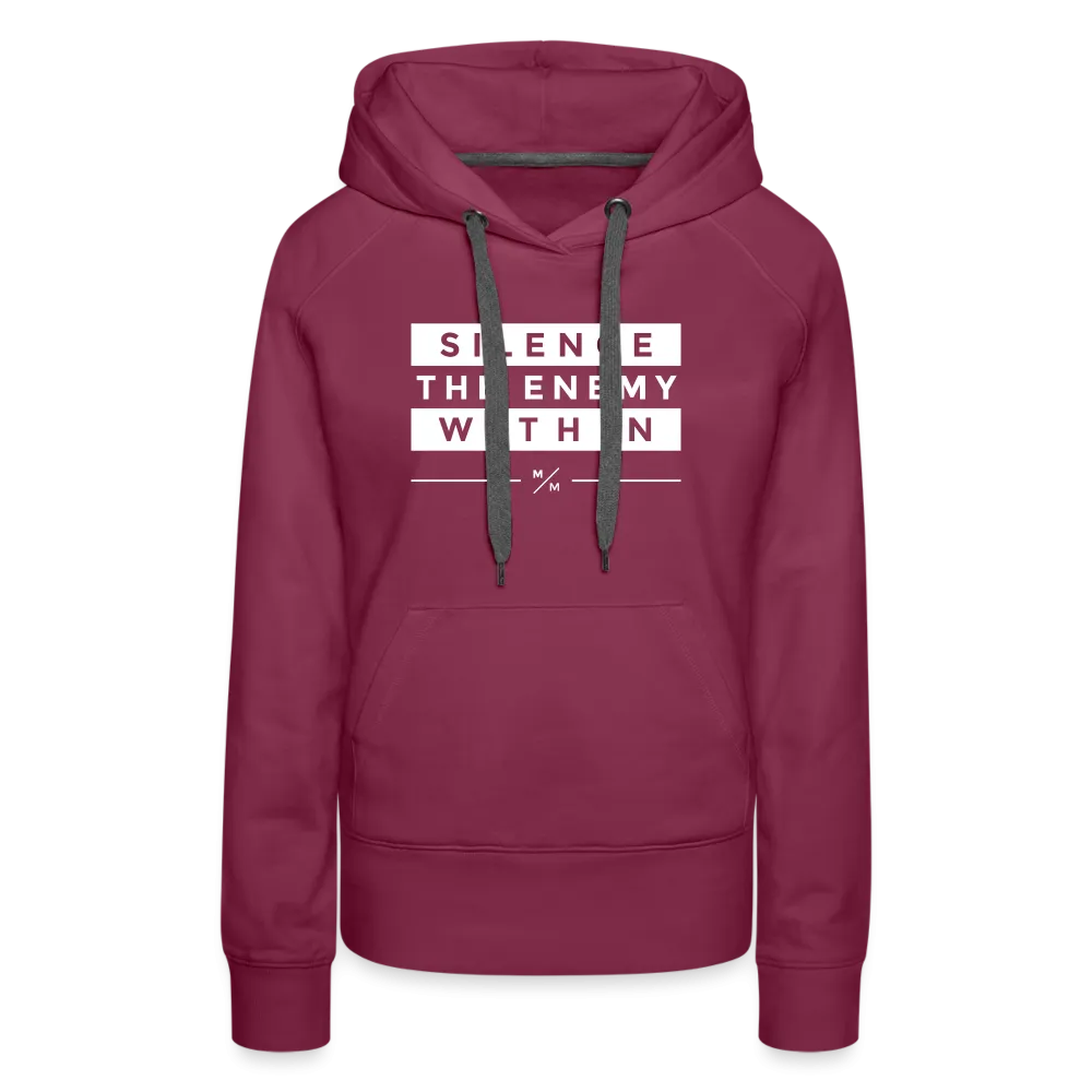 Silence The Enemy- Women’s Premium Hoodie