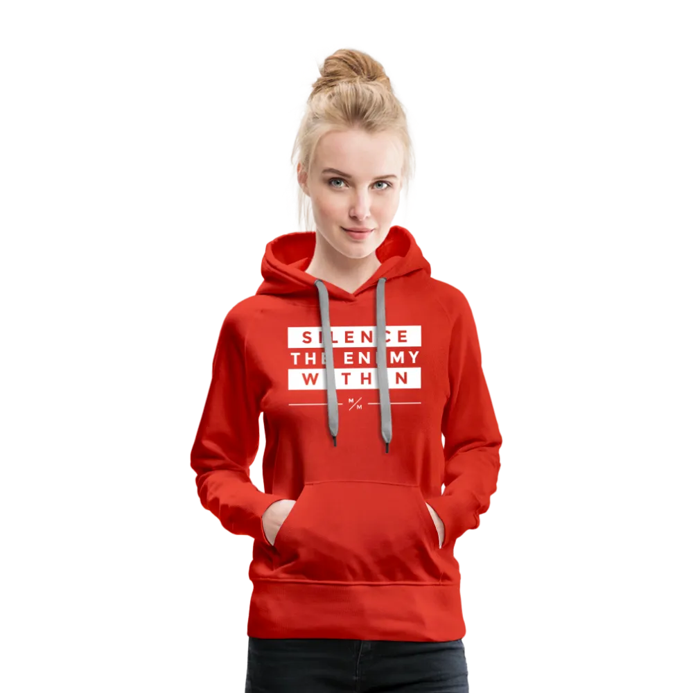 Silence The Enemy- Women’s Premium Hoodie