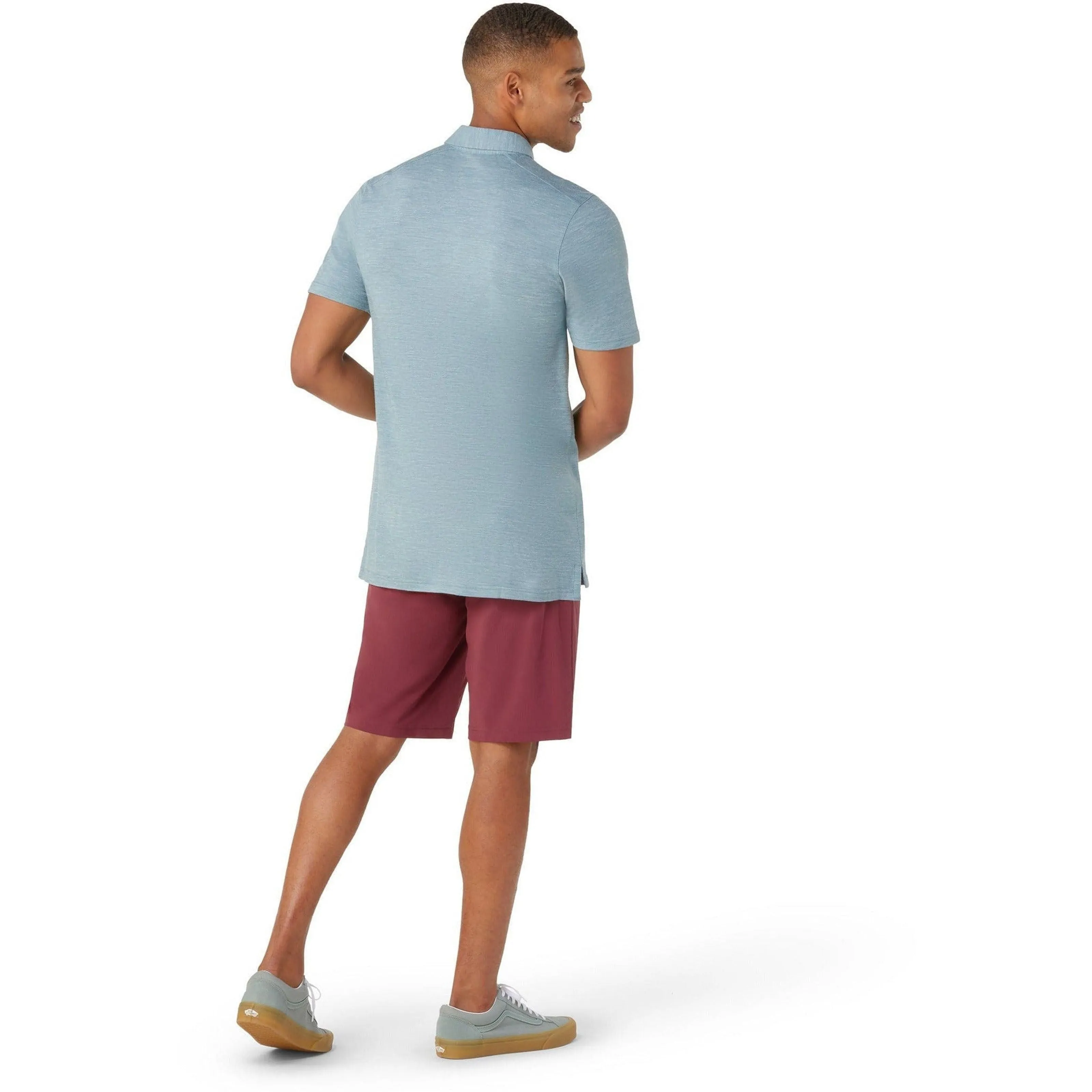 Smartwool Mens Merino Hemp Blend Short-Sleeve Polo