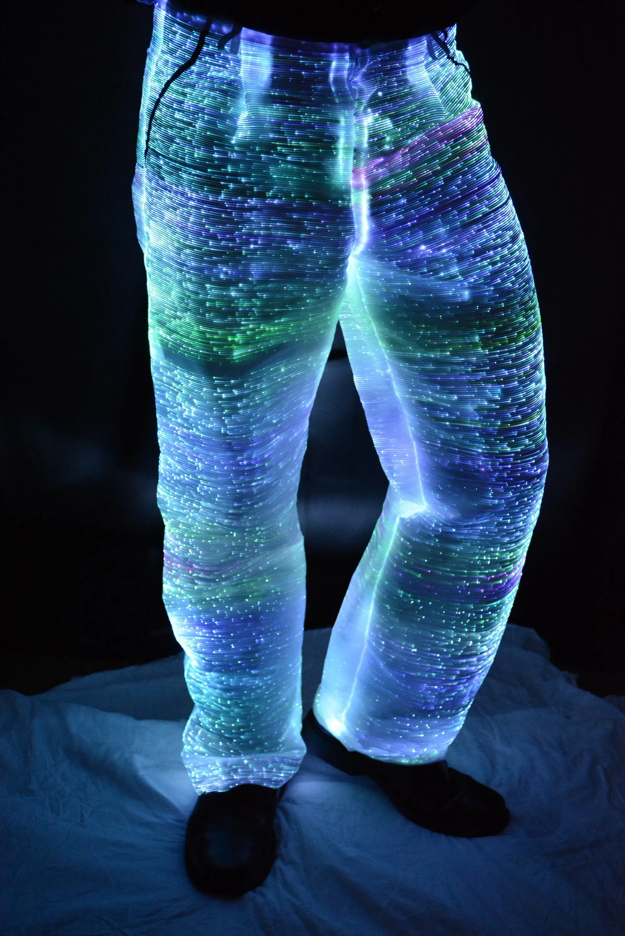 Sound Activated Fiber Optic Men's Suit  - Bluetooth
