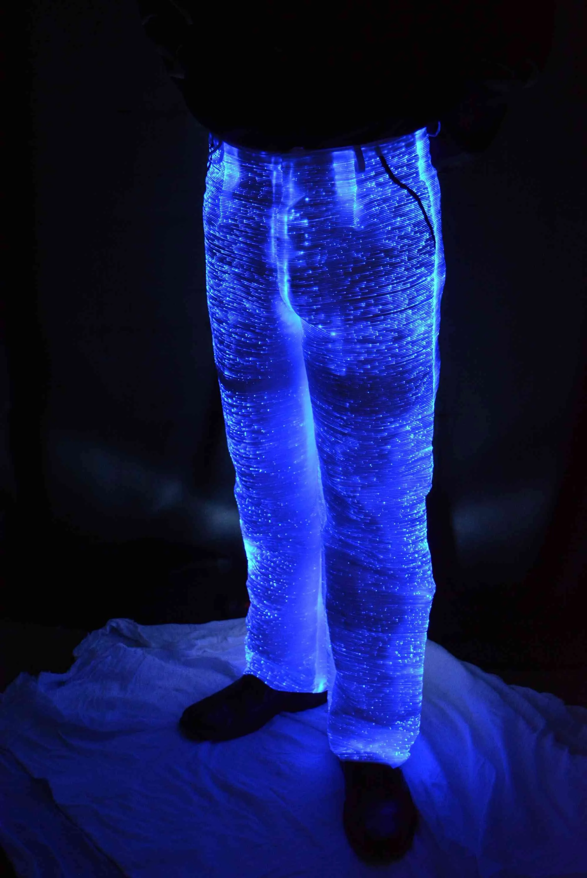 Sound Activated Fiber Optic Men's Suit  - Bluetooth