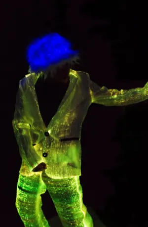 Sound Activated Fiber Optic Men's Suit  - Bluetooth