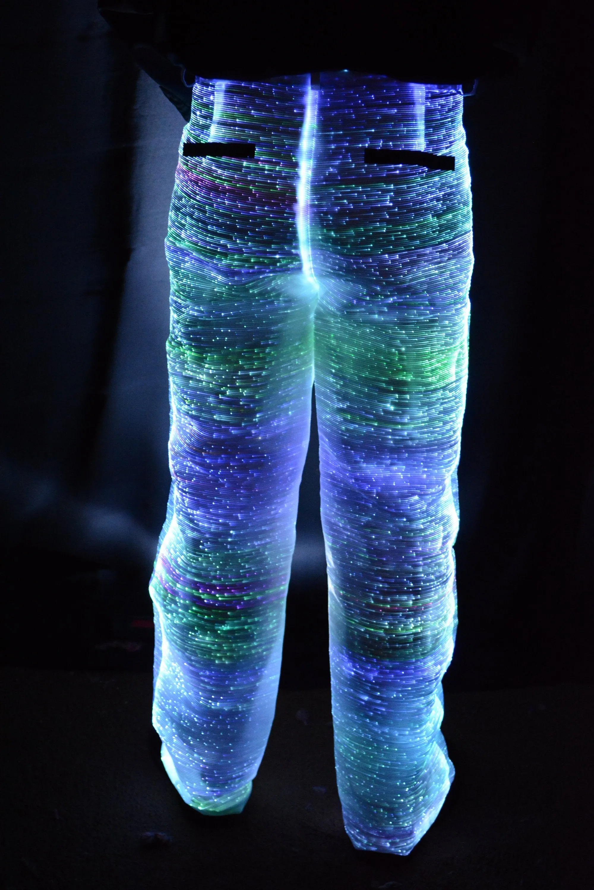Sound Activated Fiber Optic Men's Suit  - Bluetooth