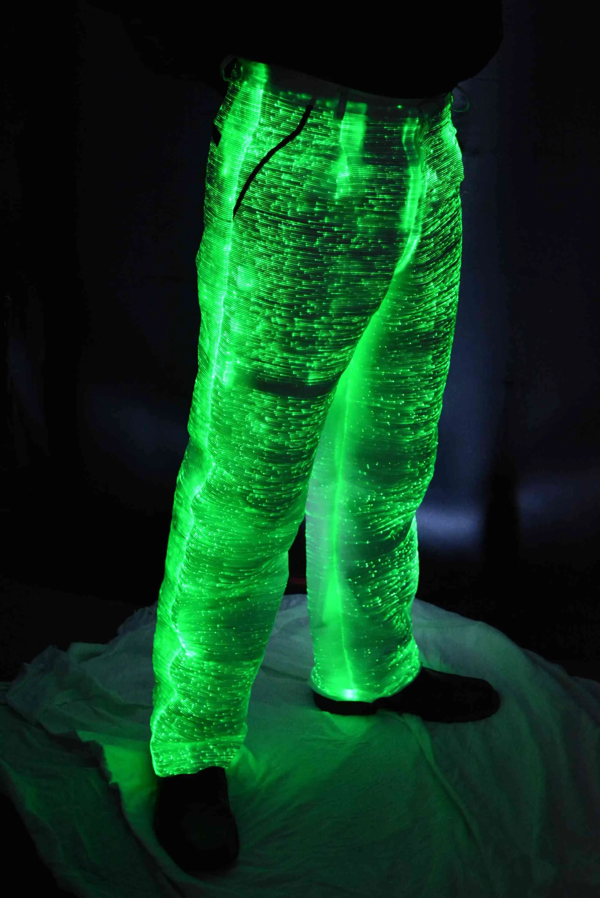 Sound Activated Fiber Optic Men's Suit  - Bluetooth