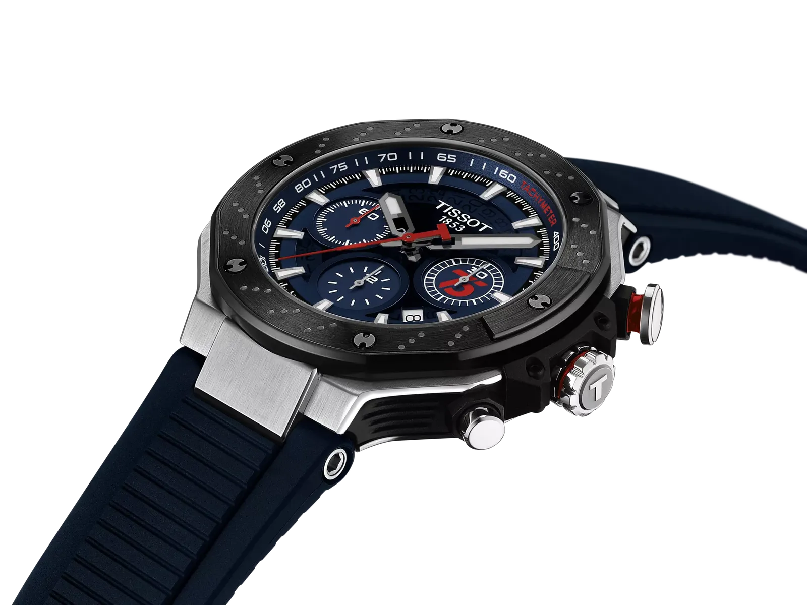 T-Race MotoGP Automatic Chronograph Blue Dial Silicone Strap Men's Watch T141.427.27.041.00