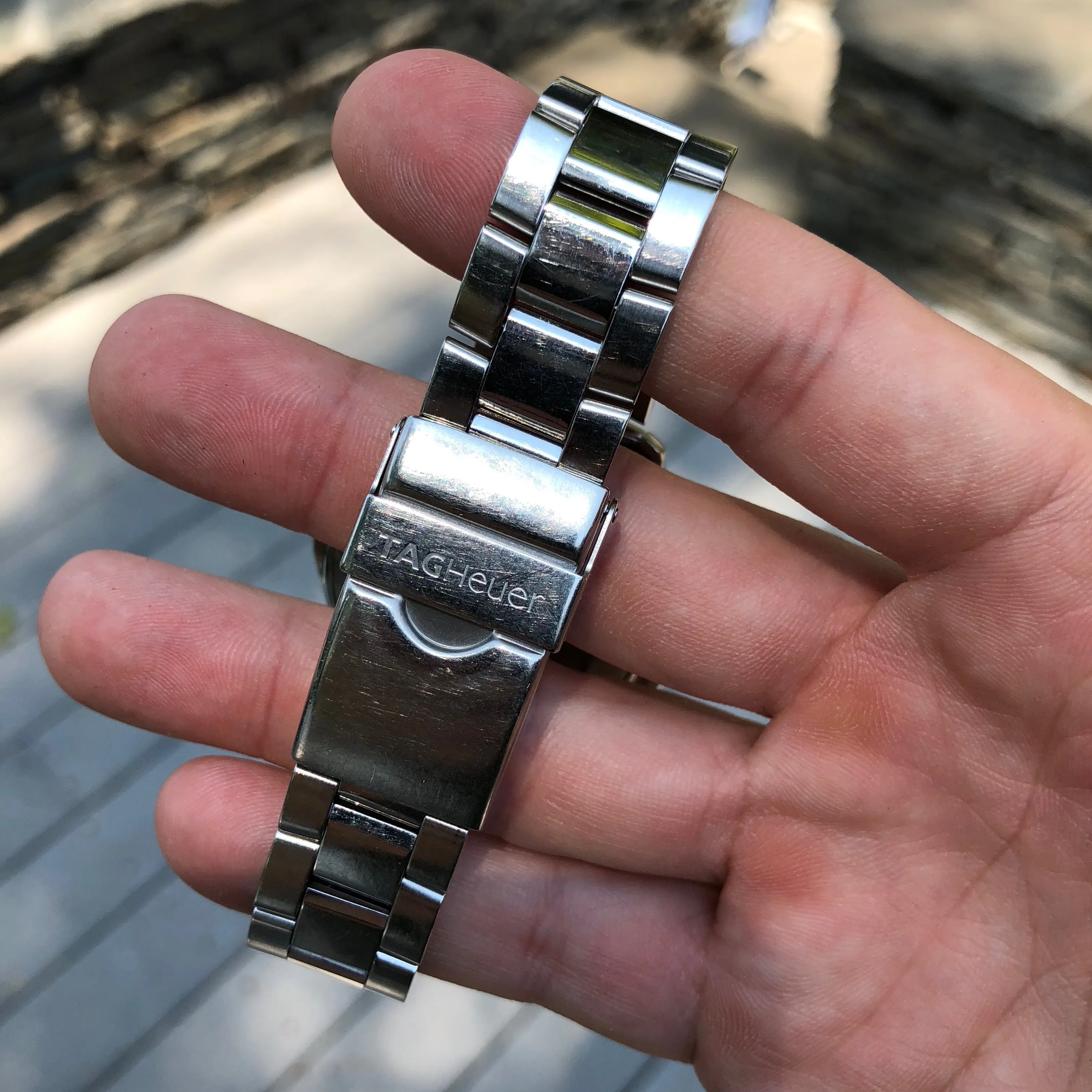 TAG HEUER Aquaracer CAF2111 Caliber 16 Steel Chronograph Automatic 300M Wristwatch