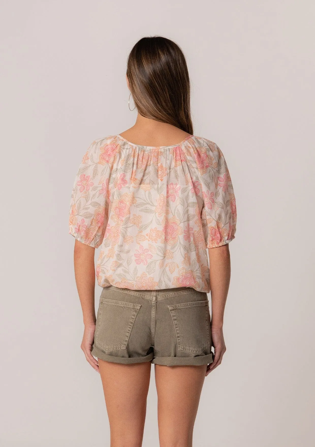 Teviot Puff Sleeve Blouse