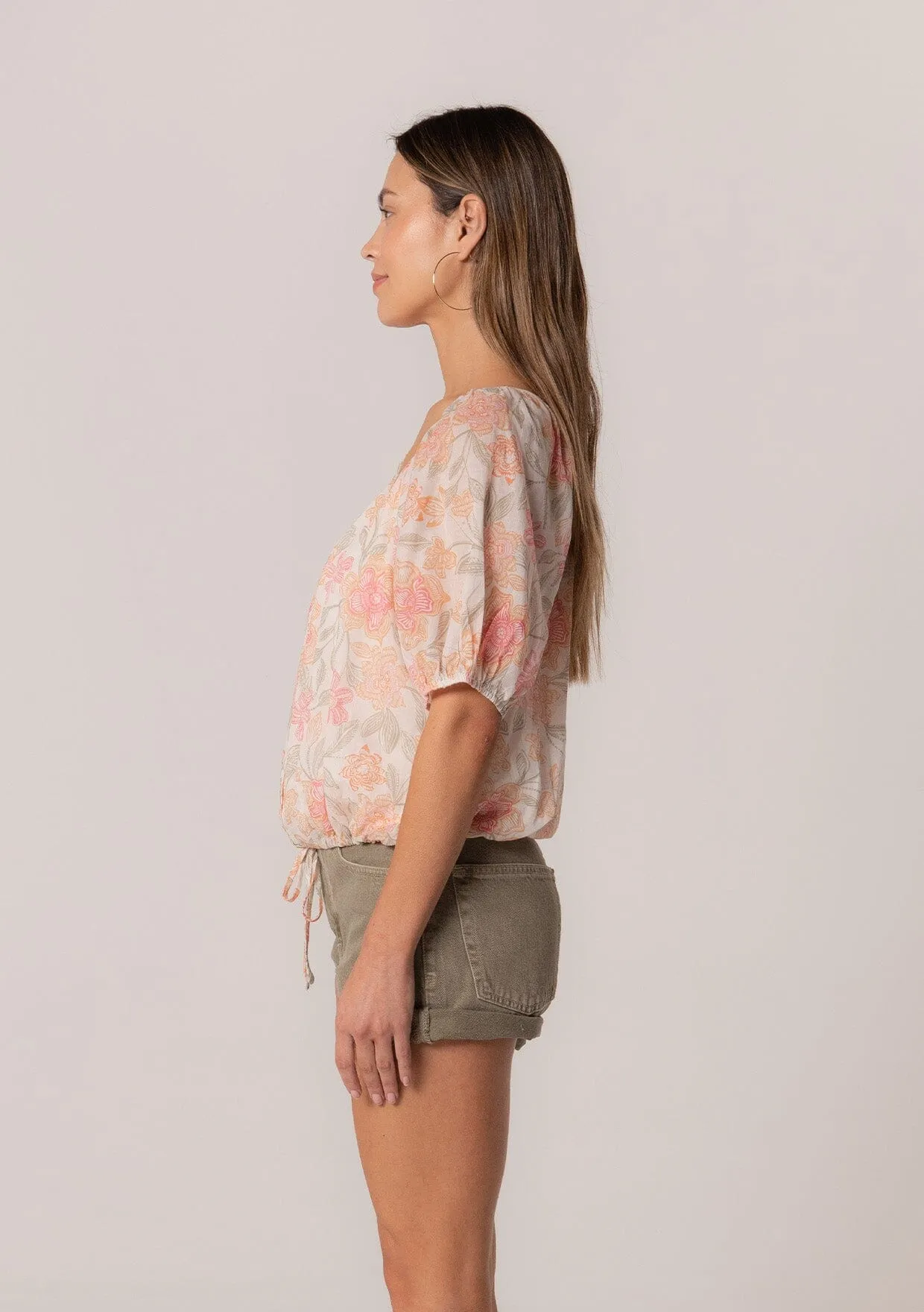 Teviot Puff Sleeve Blouse