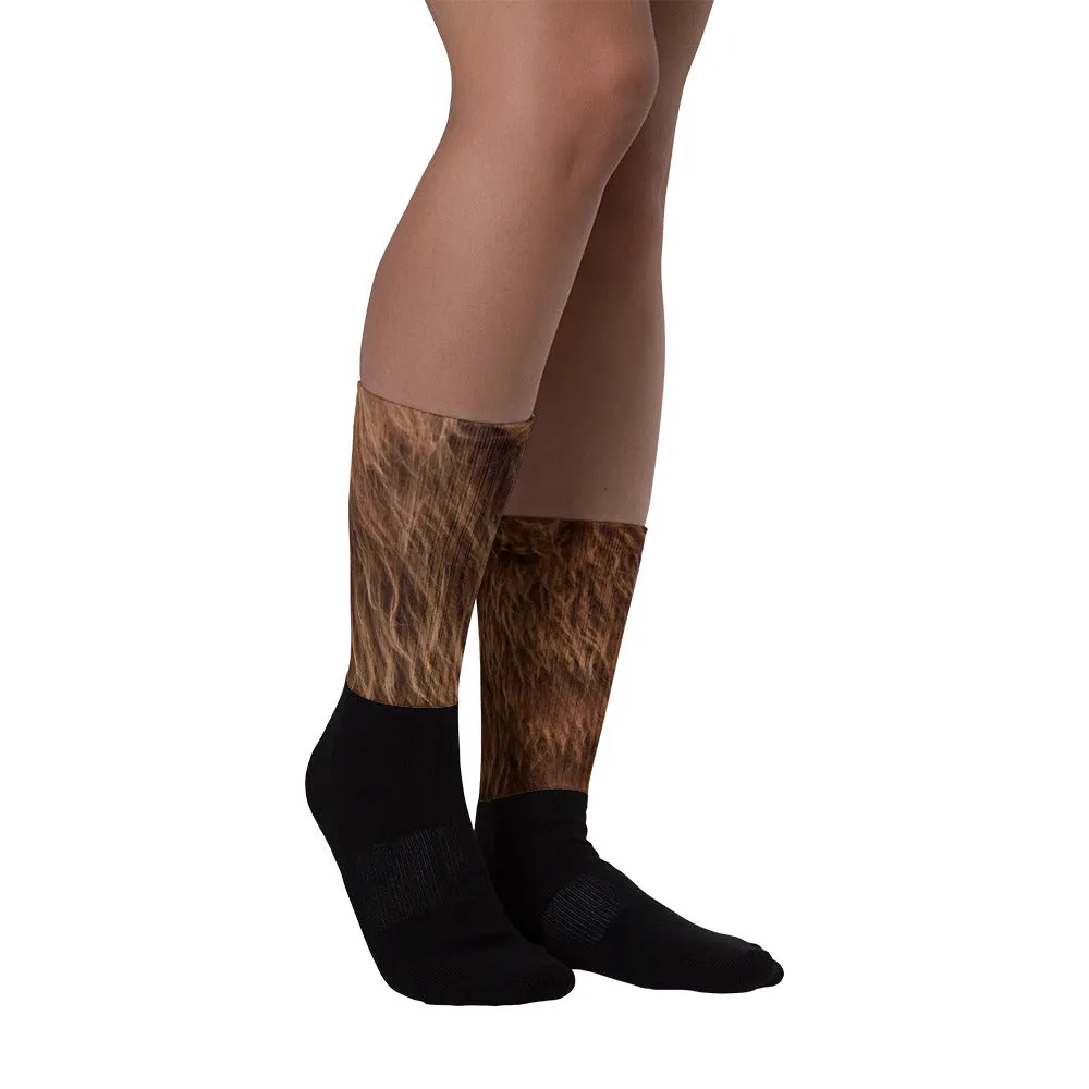 The All-In Bigfoot Socks (Dark Brown)