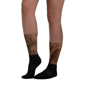 The All-In Bigfoot Socks (Dark Brown)