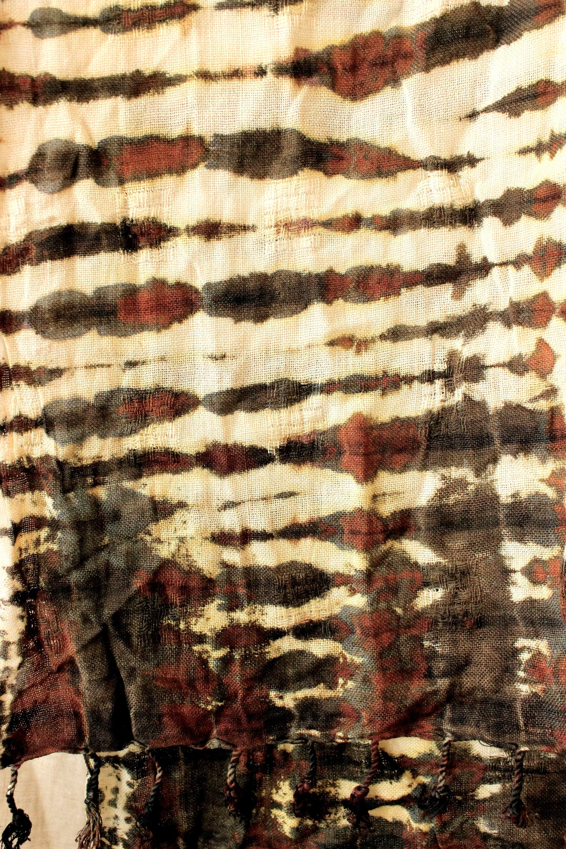 Tiger Queen Handwoven Cotton Scarf