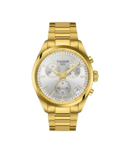 Tissot PR 100 Chronograph Watch 40mm with Silver Dial T150.417.33.031.00