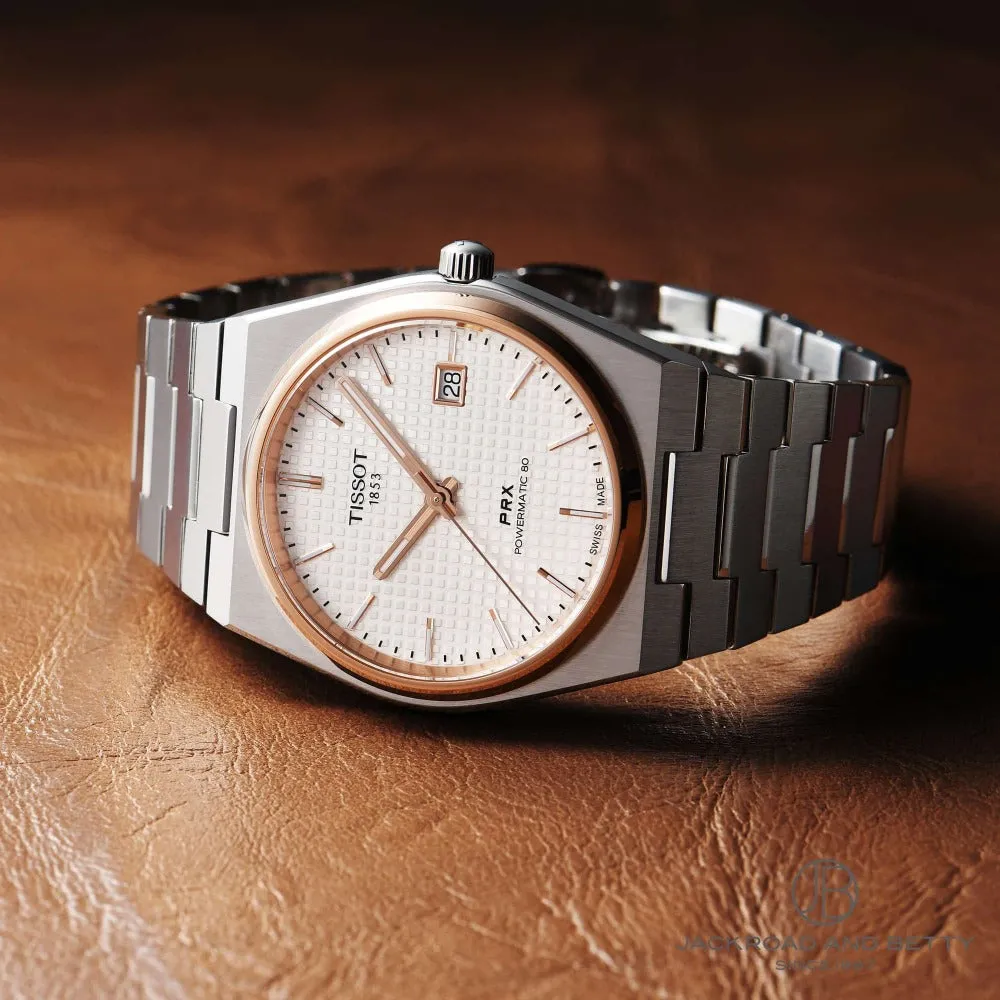 TISSOT PRX POWERMATIC 80 white Dial Men's Watch| T137.407.21.031.00