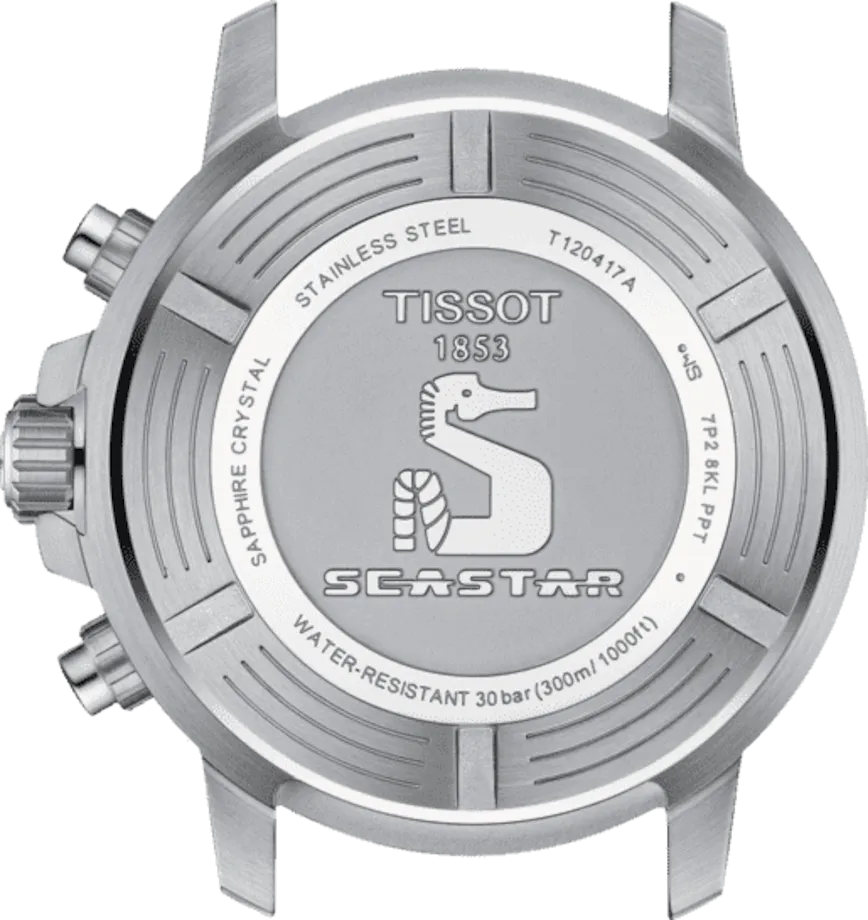 Tissot Seastar 1000 Chronograph Quartz Grey Dial Men's Watch T120.417.17.081.01