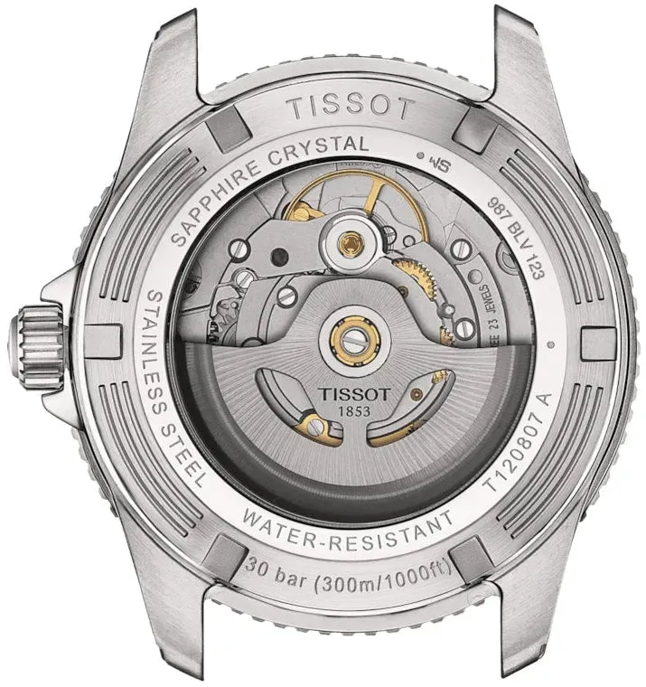 Tissot Seastar 1000 Powermatic 80 Two Tone  Black 40mm Dial Watch | T120.807.22.051.00