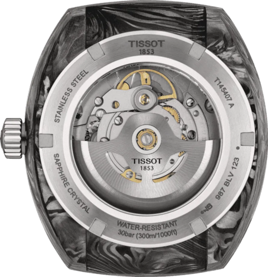 Tissot Sideral S Powermatic 80 Automatic Black Dial Men's Watch T145.407.97.057.00