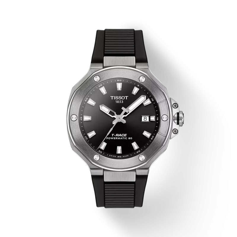 Tissot T-Race Powermatic 80, Black Dial, 41mm (T1418071705100)