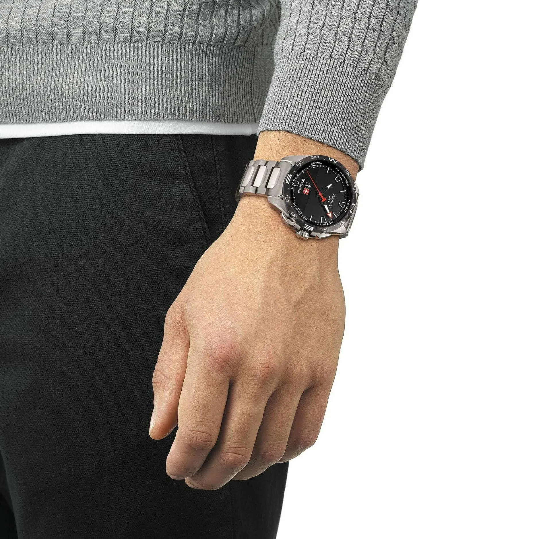Tissot T-Touch Connect Solar 47.5mm Black Quartz T121.420.44.051.00