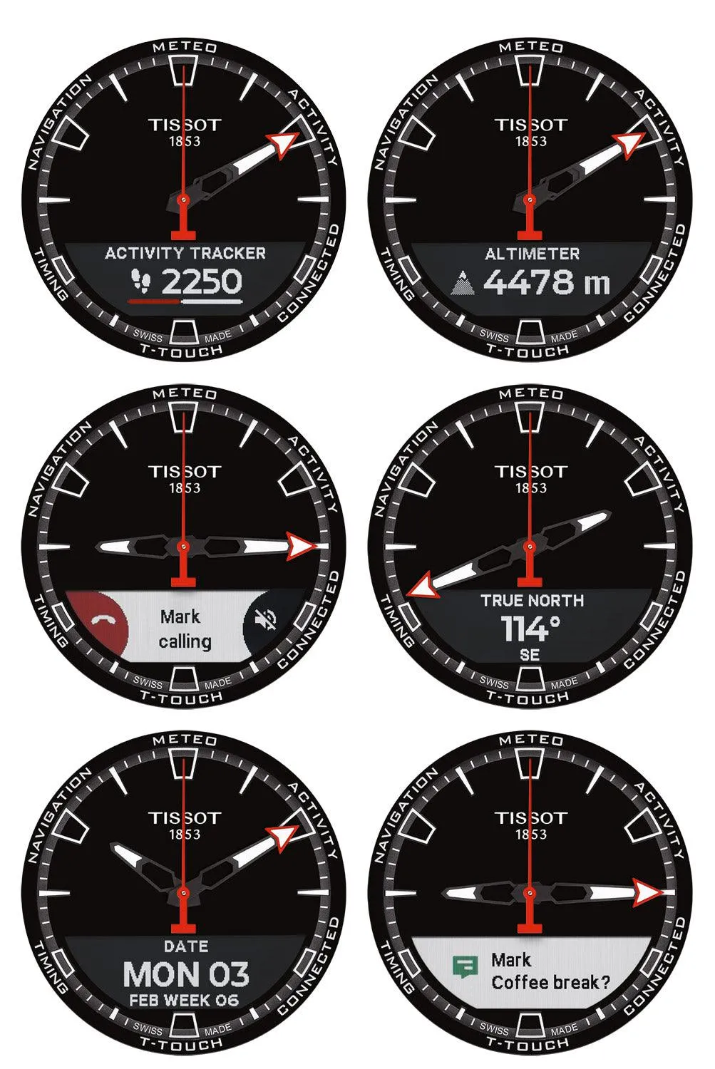 Tissot T-Touch Connect Solar 47.5mm Black Quartz T121.420.44.051.00