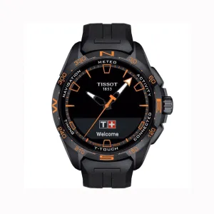Tissot T-Touch Connect Solar 47.5mm Watch Black Quartz Titanium Finish Pvd Black T121.420.47.051.04