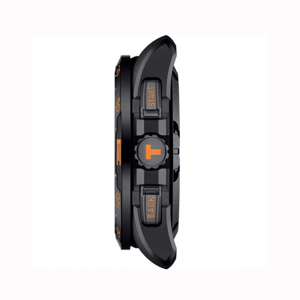 Tissot T-Touch Connect Solar 47.5mm Watch Black Quartz Titanium Finish Pvd Black T121.420.47.051.04