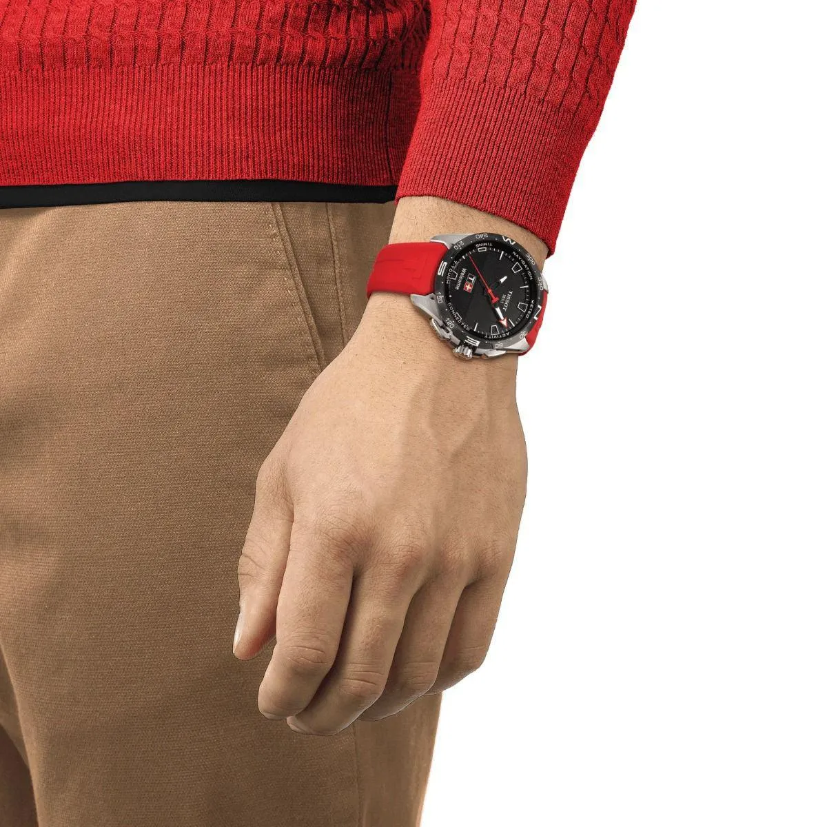 Tissot T-Touch Connect Solar 47.5mm Watch Black Quartz Titanium T121.420.47.051.01