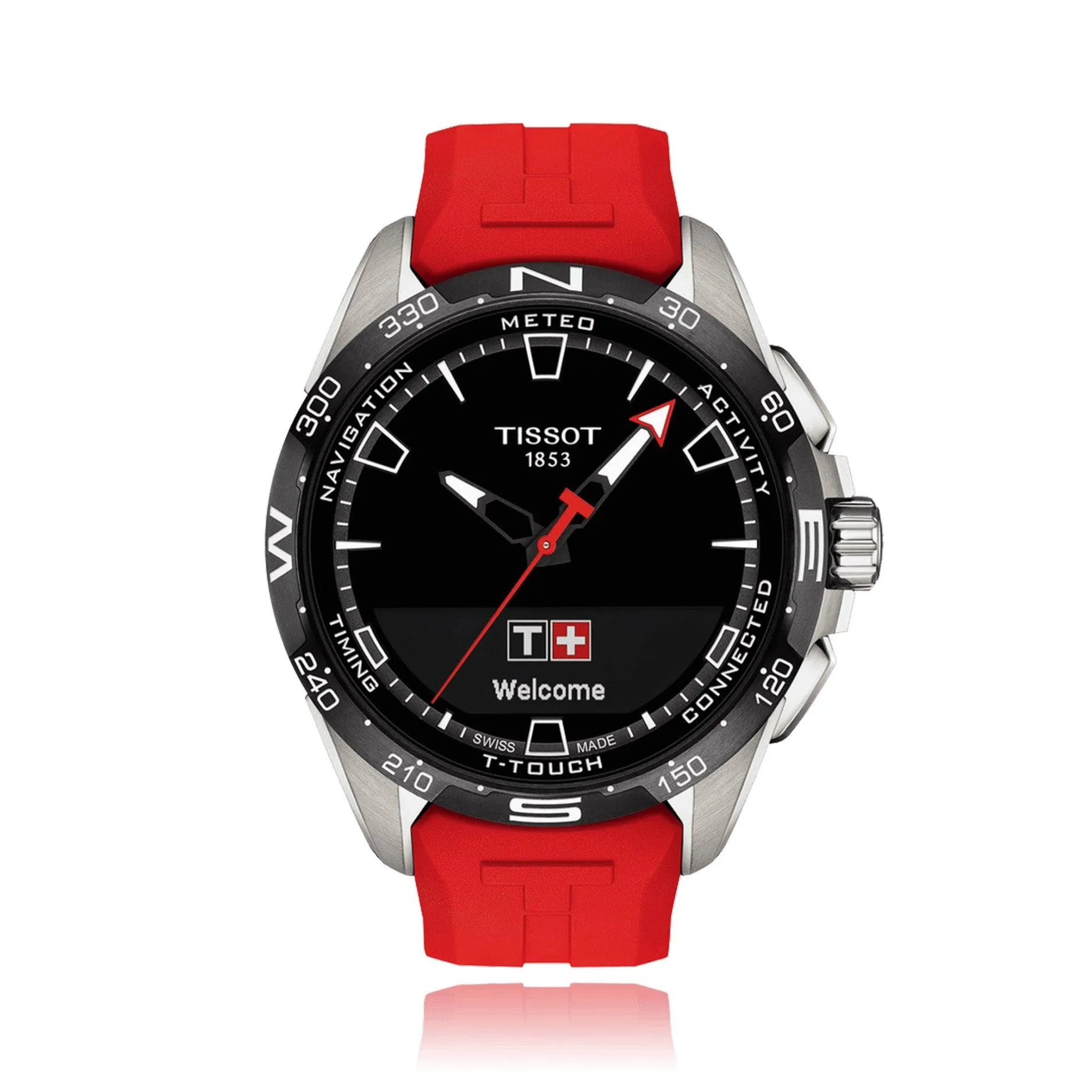 Tissot T-Touch Connect Solar 47.5mm Watch Black Quartz Titanium T121.420.47.051.01