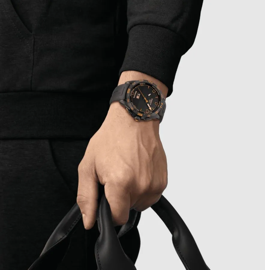 Tissot T-touch Connect Solar Quartz Analog-Digital Black Dial Men's Watch T121.420.47.051.04