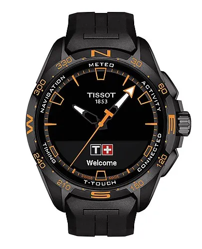 Tissot T-touch Connect Solar Quartz Analog-Digital Black Dial Men's Watch T121.420.47.051.04