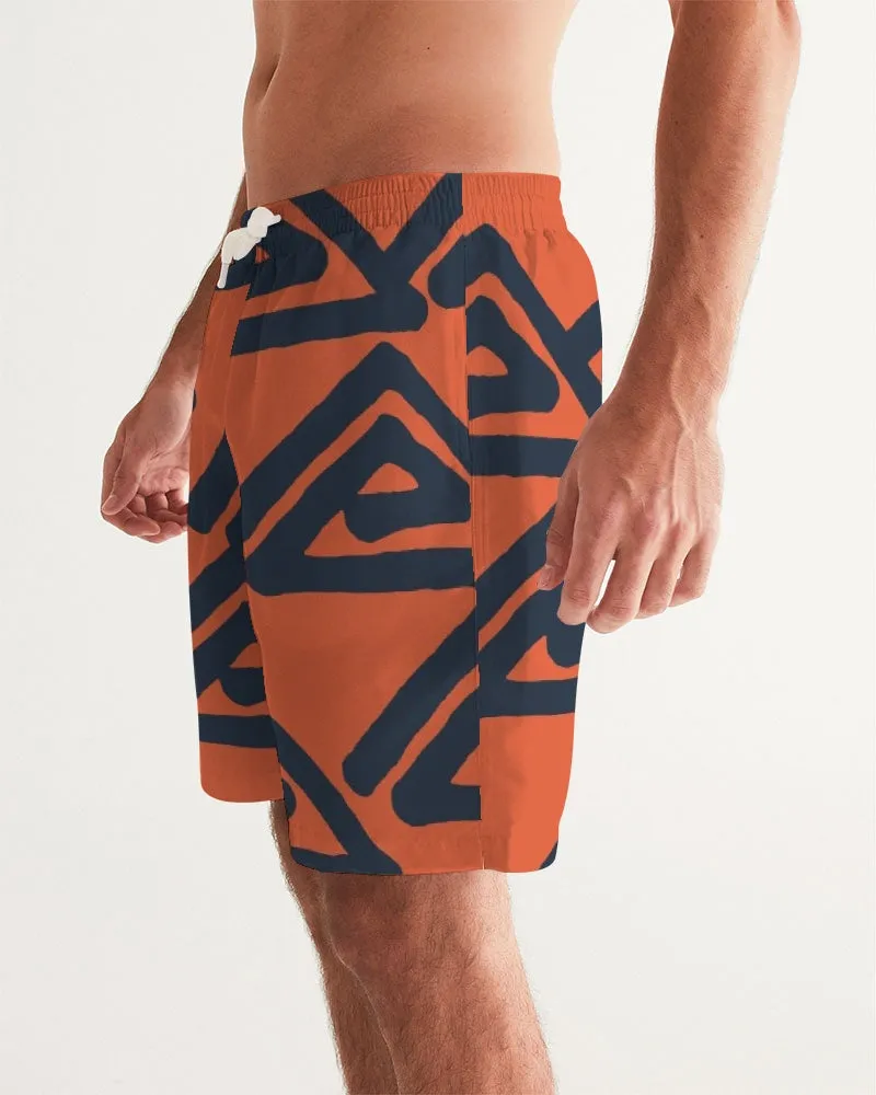 Triangle Labyrinth Masculine Swim Trunk