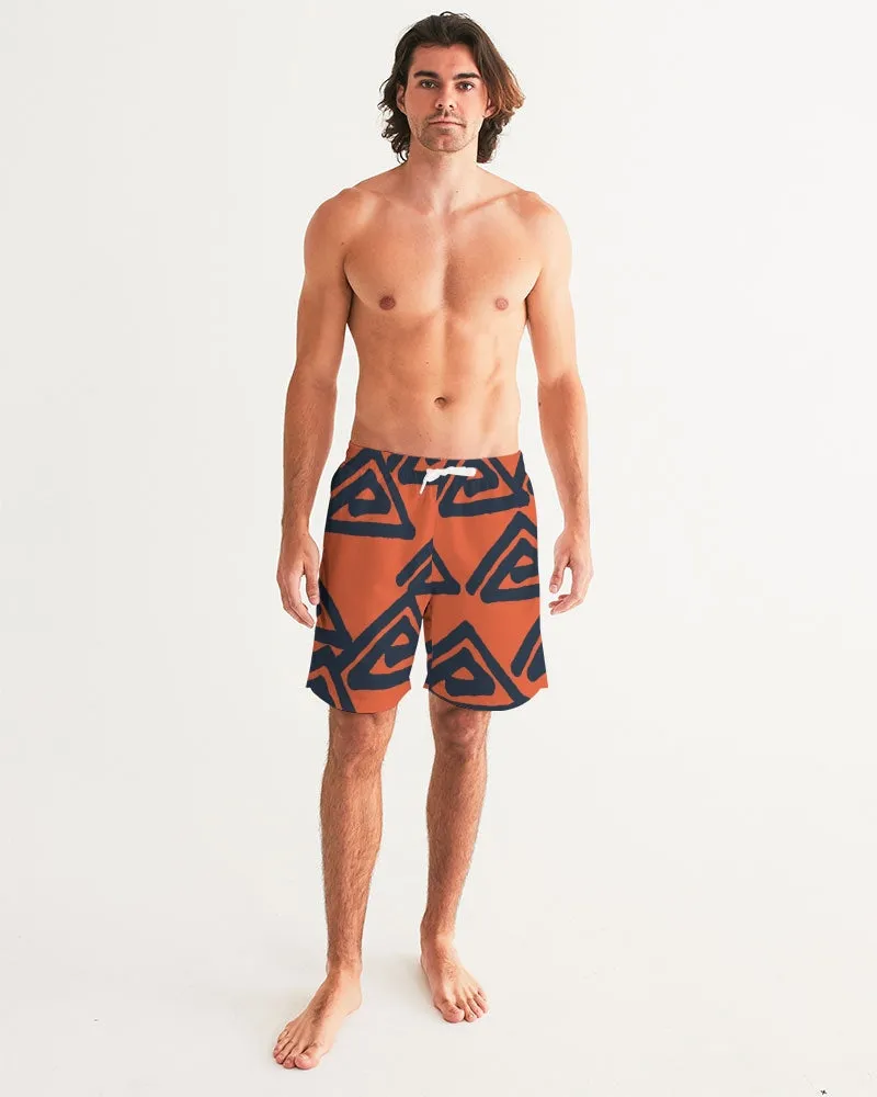 Triangle Labyrinth Masculine Swim Trunk