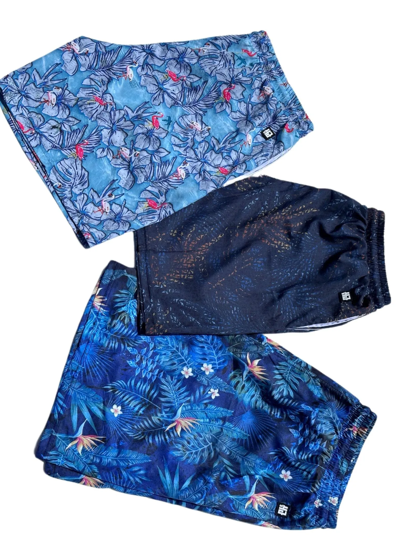 Tropical Entanglement Swim Trunks