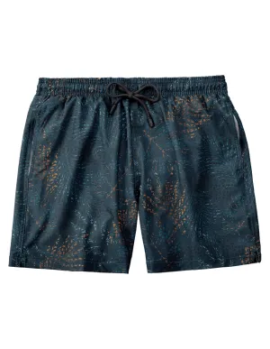 Tropical Entanglement Swim Trunks