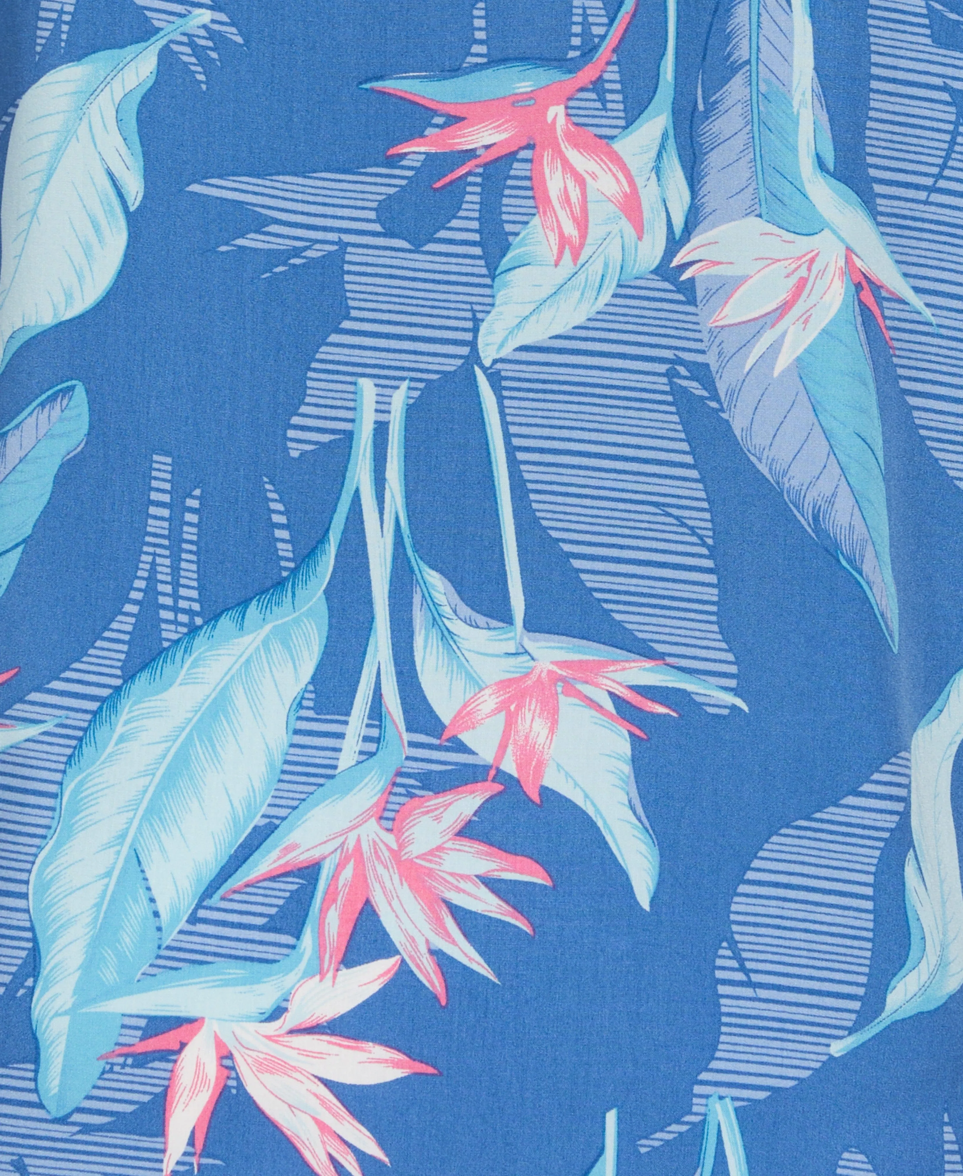 Tropical Leaves Floral Print Shirt