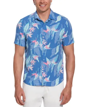 Tropical Leaves Floral Print Shirt