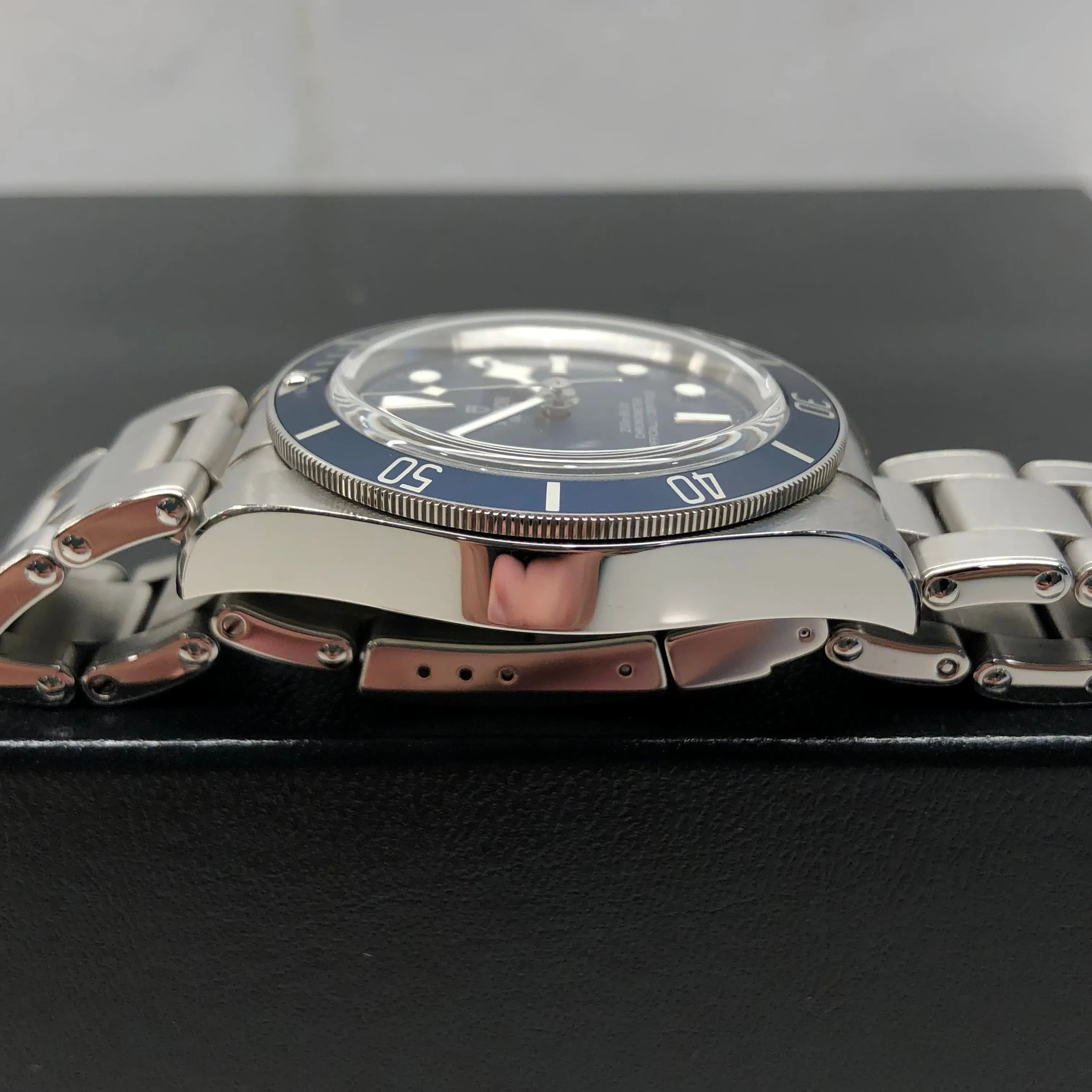 Tudor Black Bay Fifty-Eight 79030B Blue Stainless Steel Wristwatch with Box and Papers
