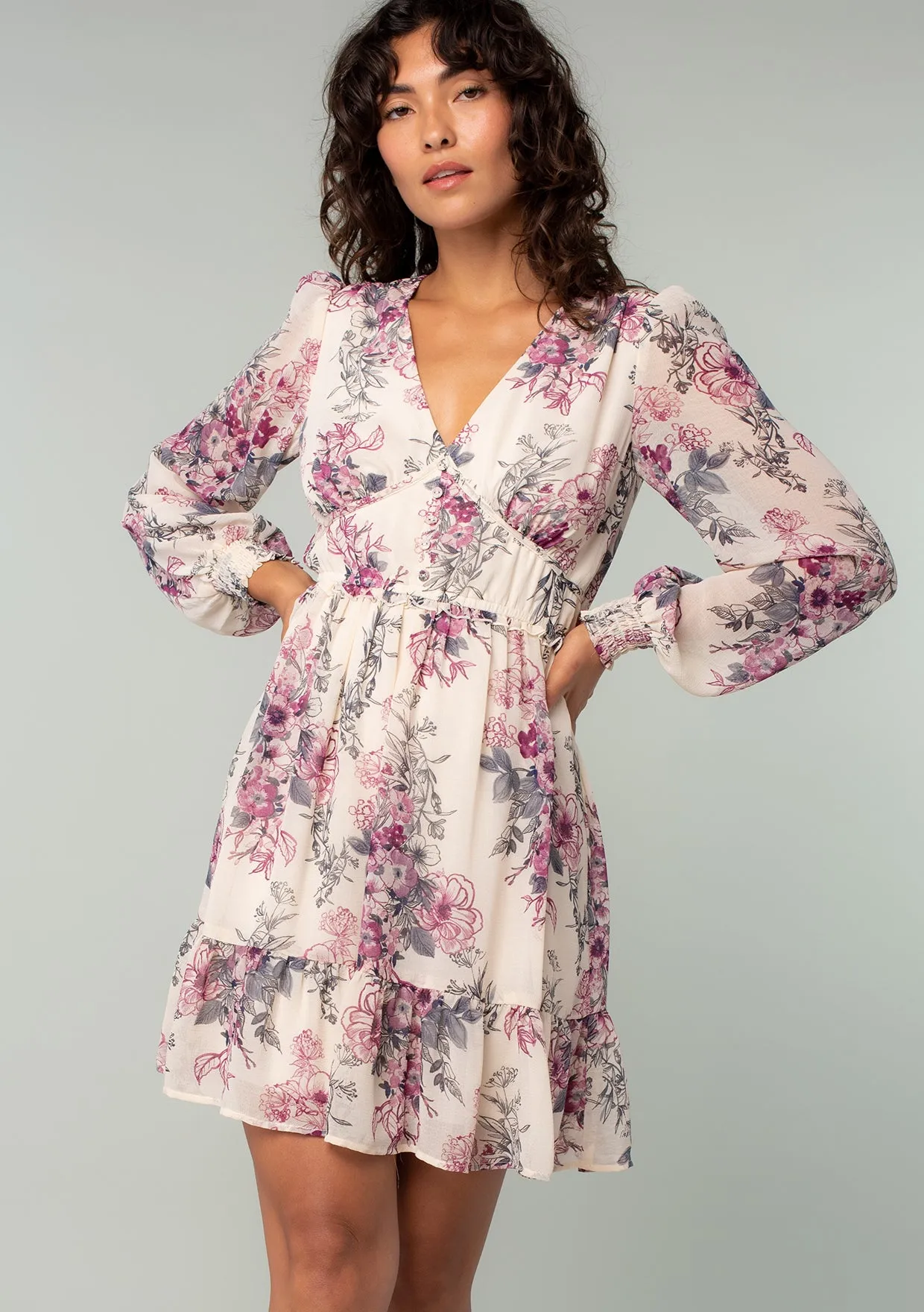 Unstoppable Chiffon Mini Dress