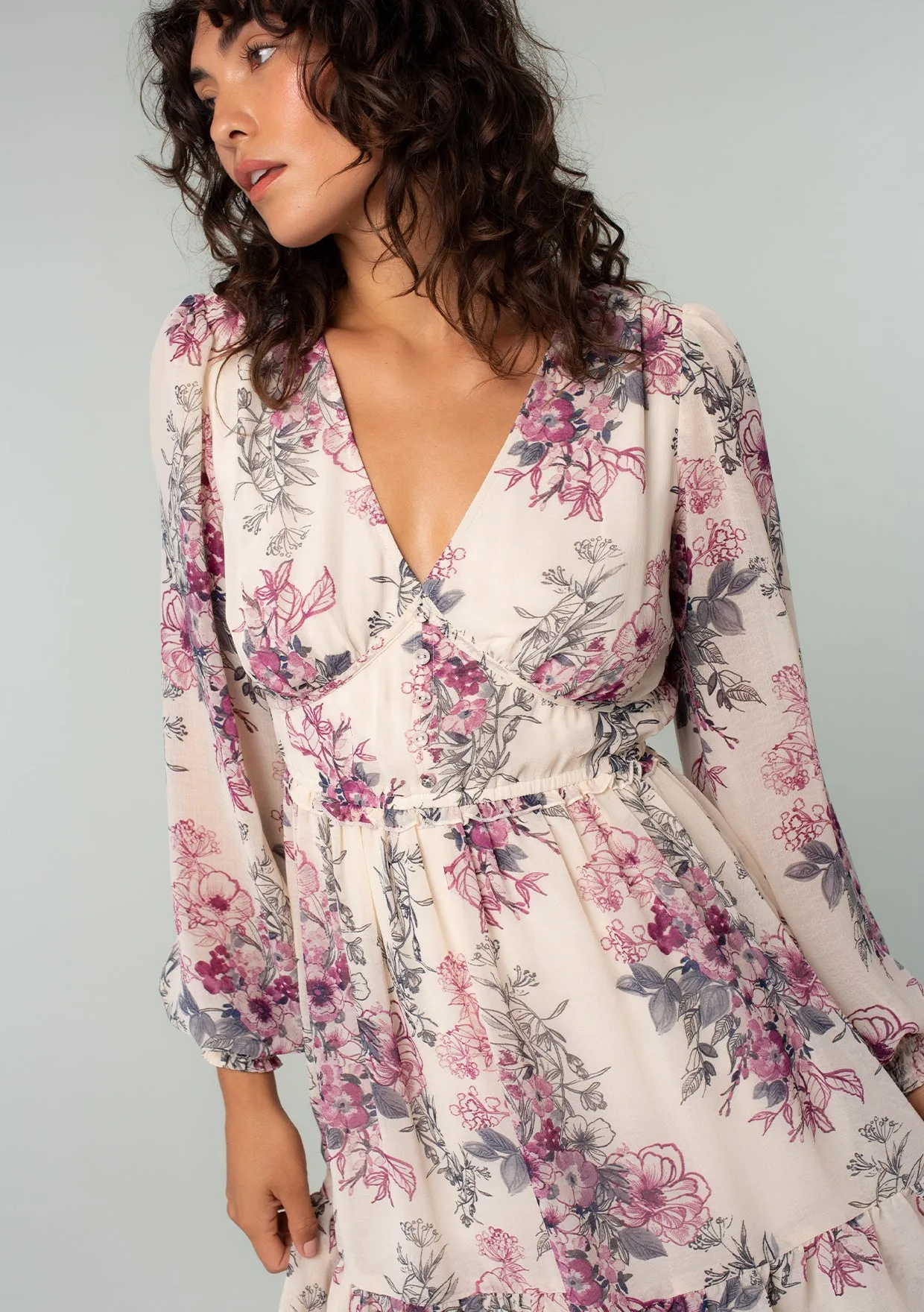 Unstoppable Chiffon Mini Dress
