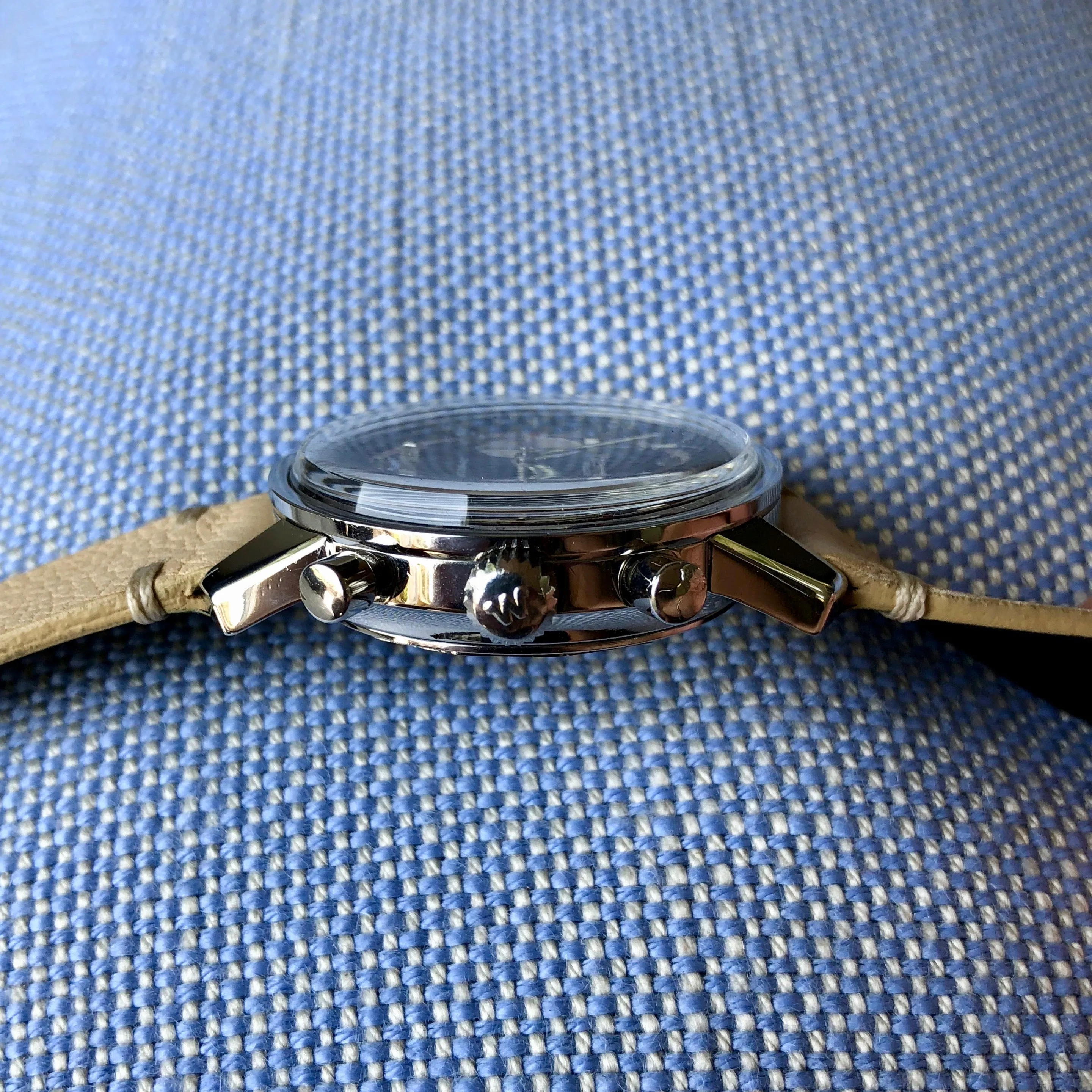 Vintage Wyler Vetta Jumbostar 1502/6 Lifeguard Incaflex Valjoux 23 Chronograph Wristwatch