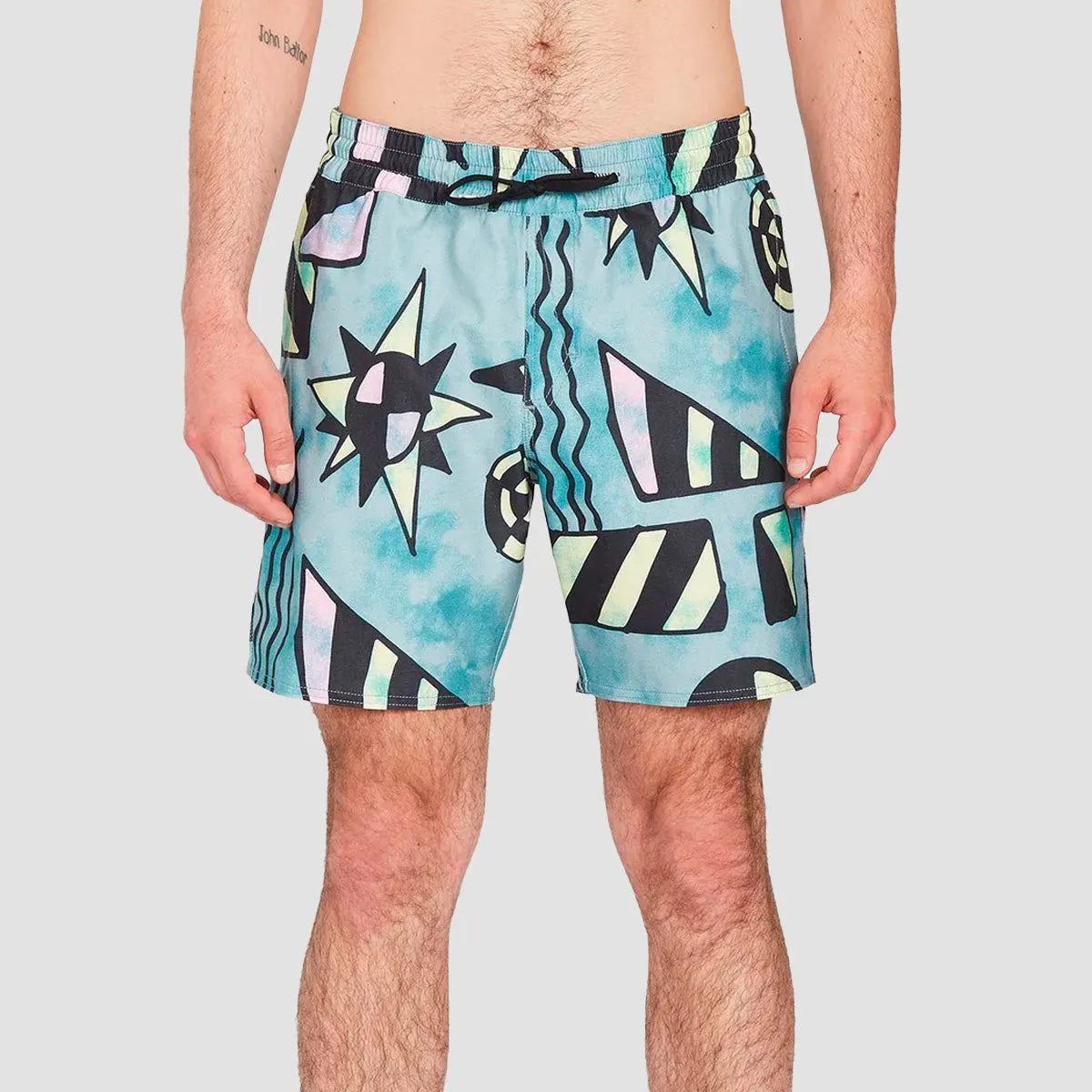 Volcom Chlorine Killer Stoney 17" Boardshorts Temple Teal