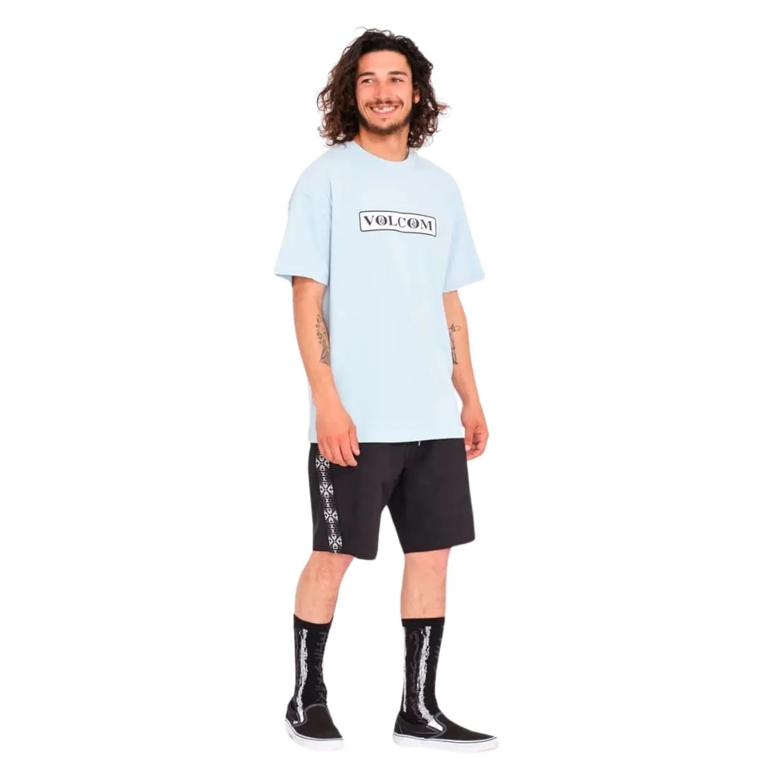 Volcom V Ent Hockey Dad Stoney 19 Boardshorts - Black