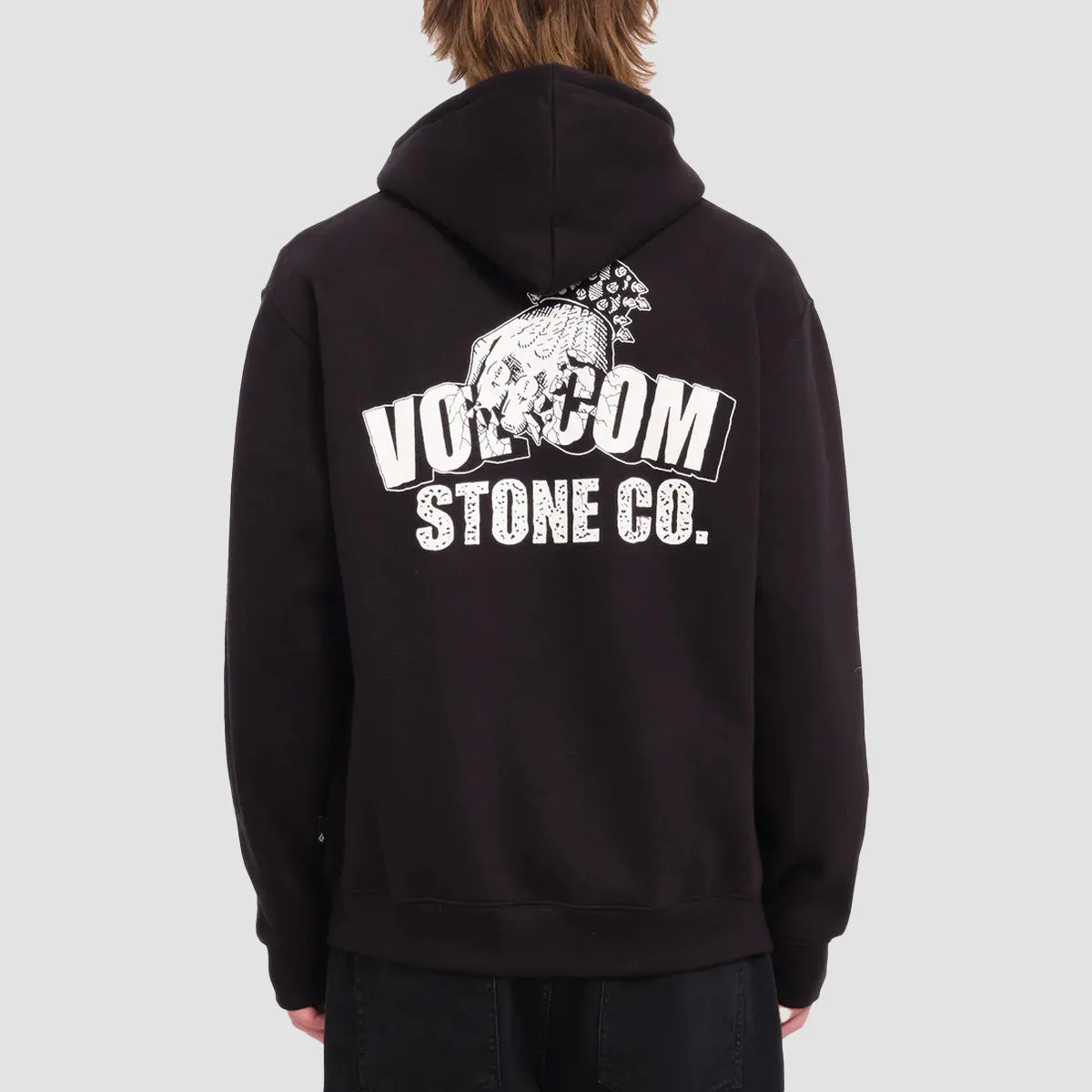 Volcom Watanite Zip Hoodie Black