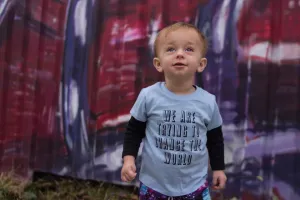 We Are Trying To Change The World Kid's Tee