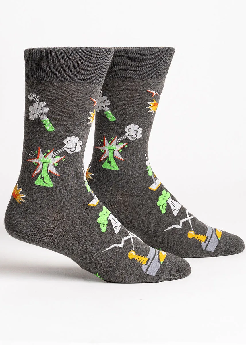 Weird Science Glow-in-the-Dark Men's Socks