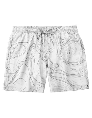 White Topo Swim Trunks